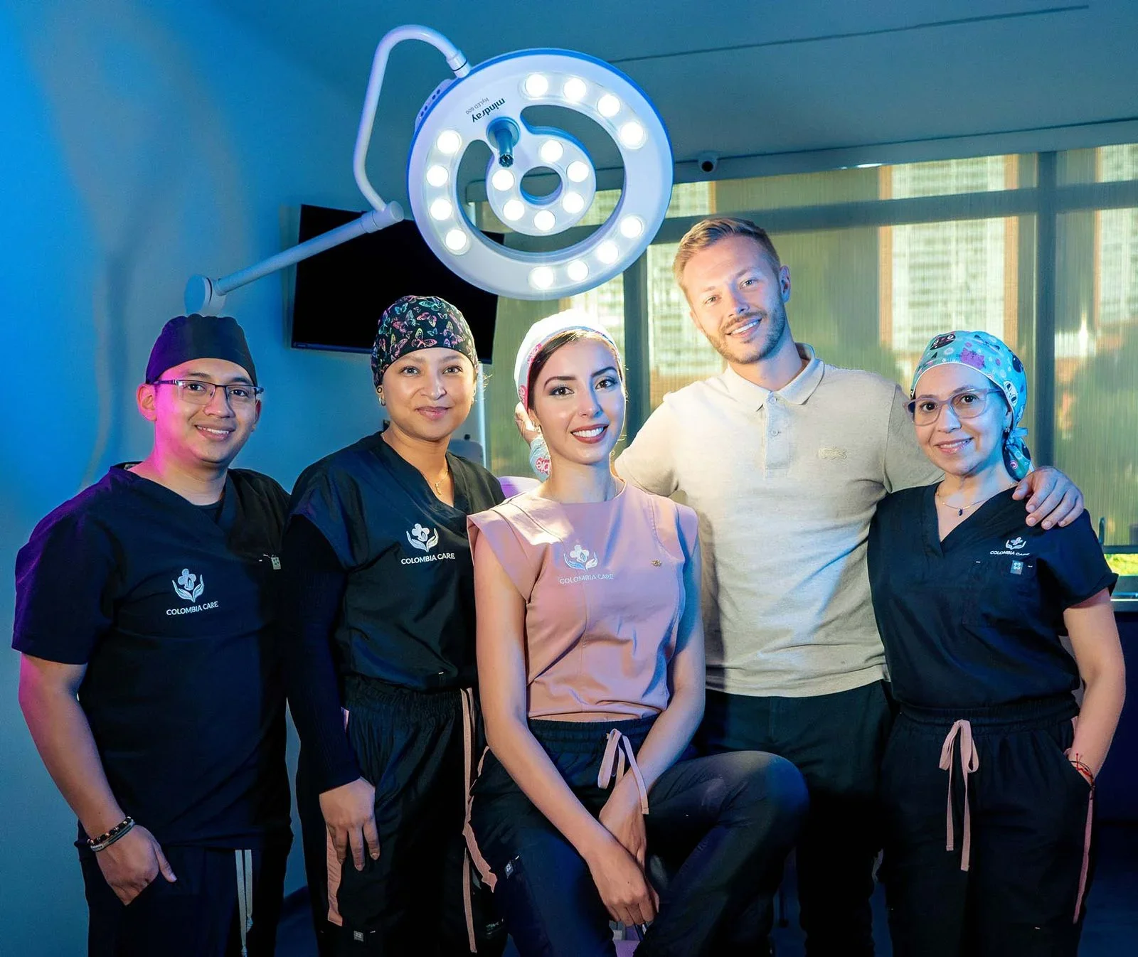 Vista del equipo desde la clínica Colombia Care en Medellín