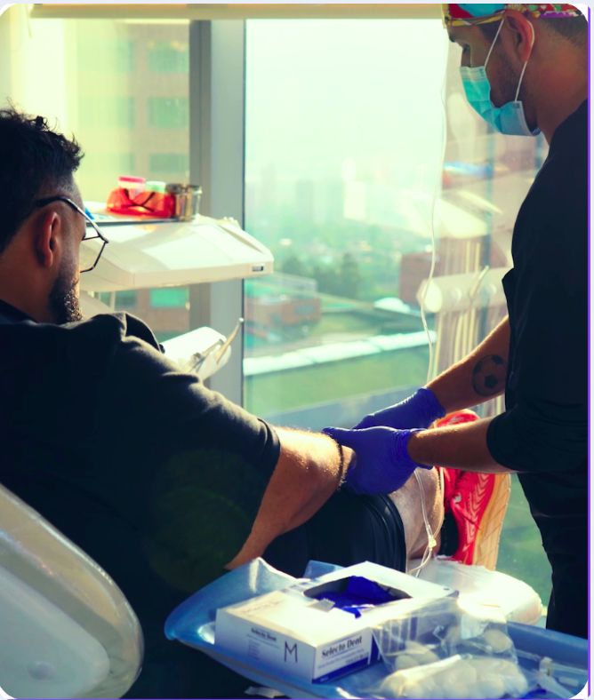 Goldy — IV stem cell therapy patient at Colombia Care Medellín