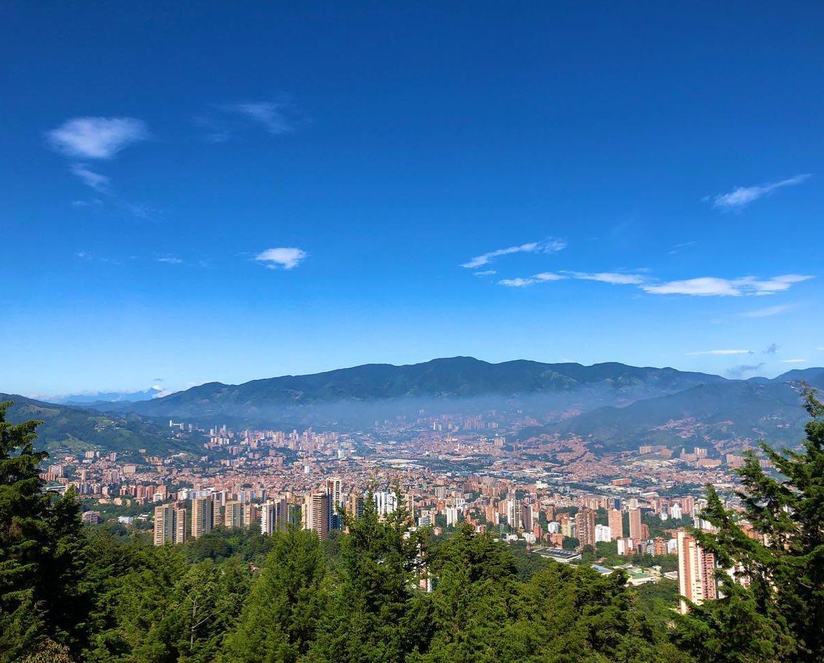 Panoramic view of Medellín from Colombia Care clinic